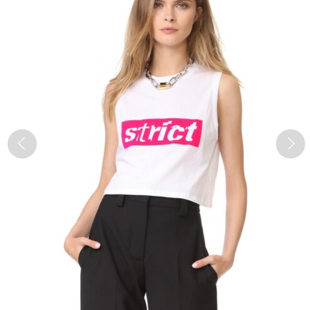 Alexander Wang Strict crop t-shirt